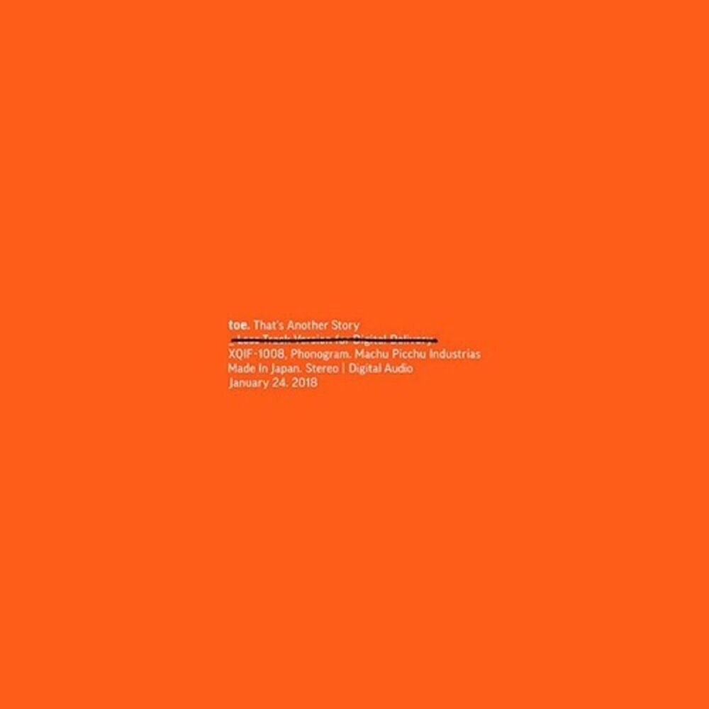 Toe - That's Another Story  CD